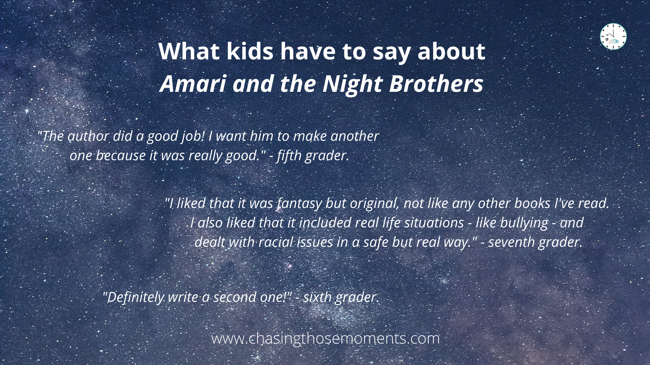 Review: Amari And The Night Brothers - BB Alston - Chasing Those Moments